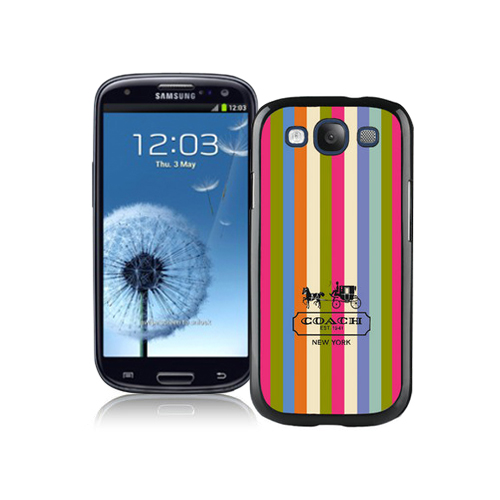 Coach Stripe Multicolor Samsung Galaxy S3 9300 BGR | Coach Outlet Canada